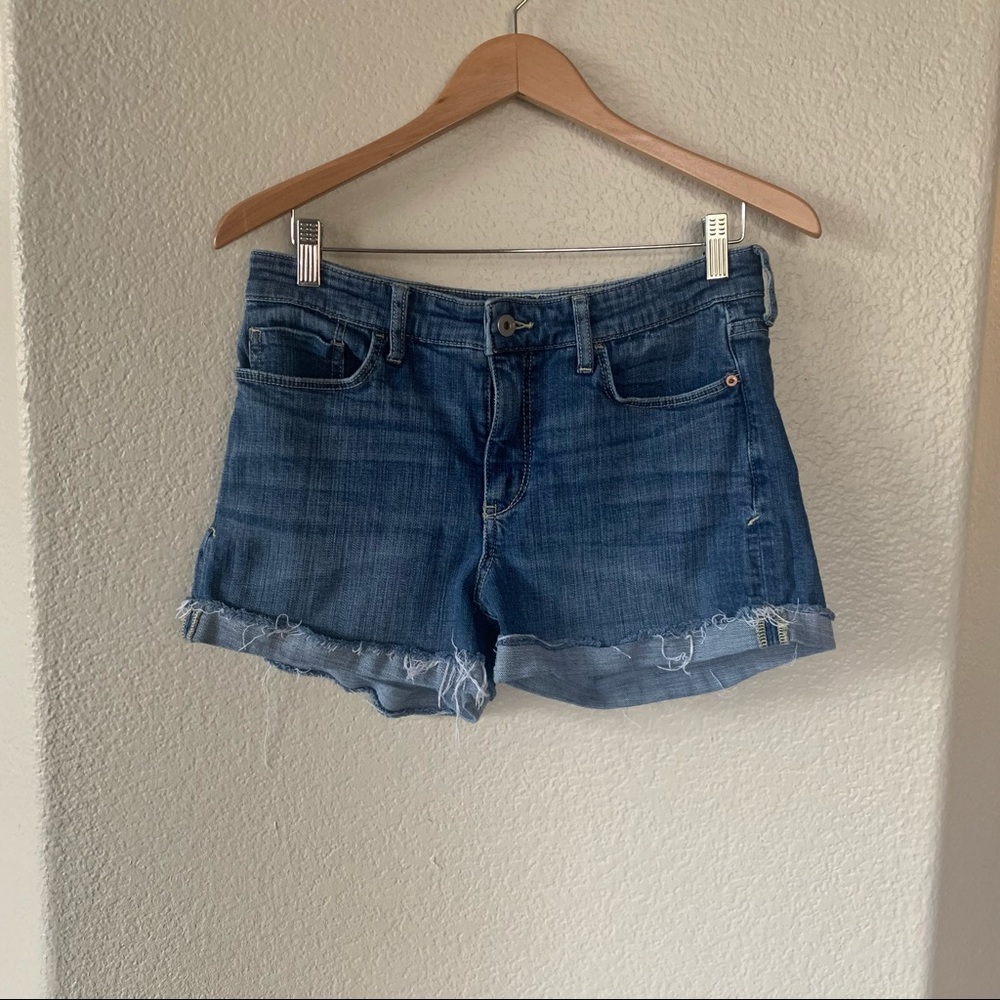 Pilcro & the letter press denim shorts